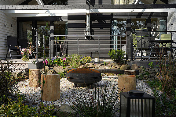 Grillplatz am Ferienhaus